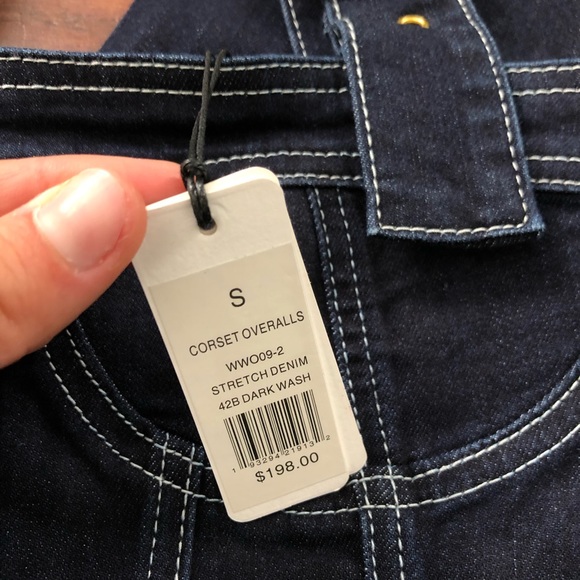 WeWoreWhat corset denim Overall - Picture 10 of 11